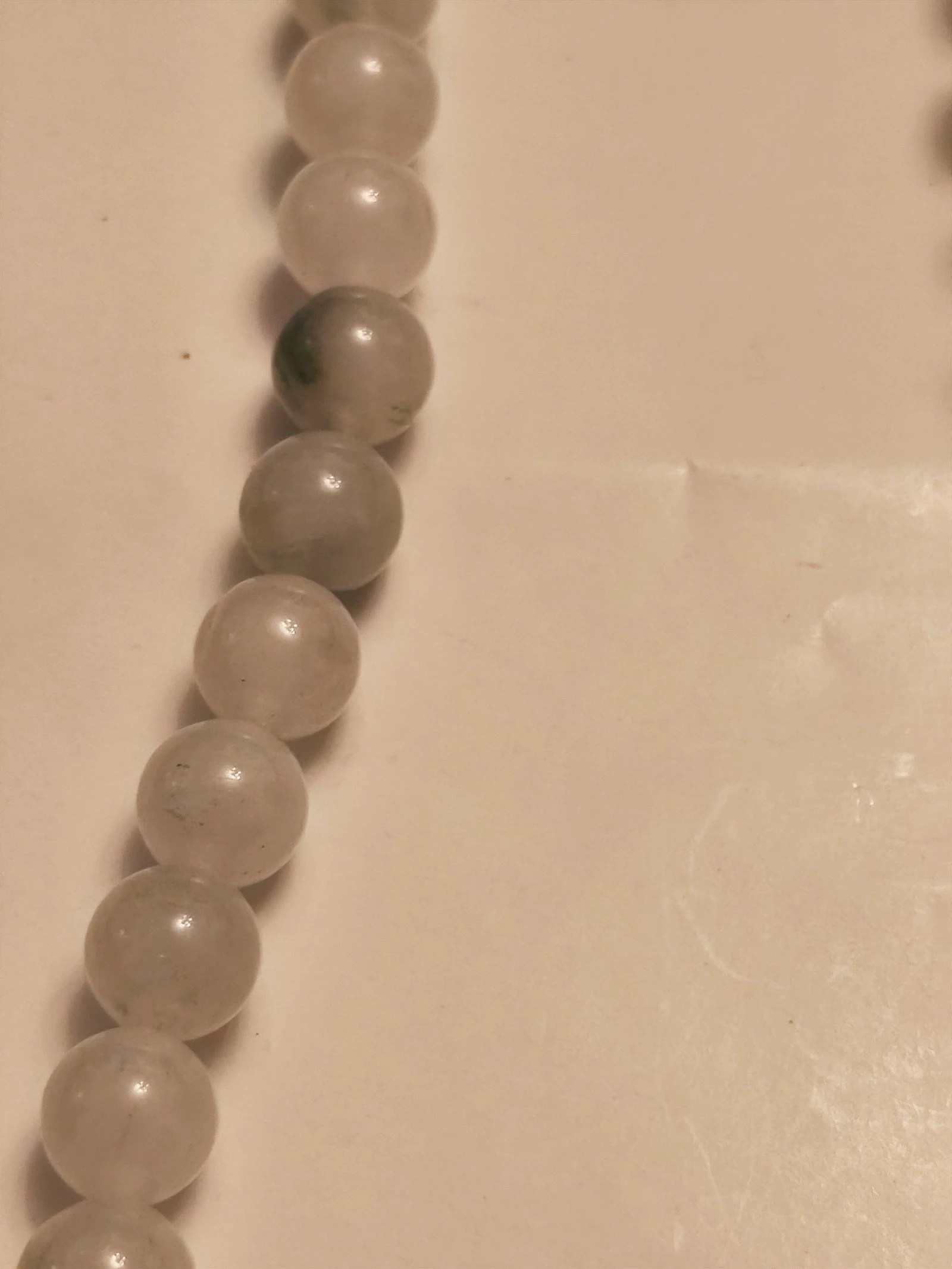 Necklace of light agates with 80 centimeters – photo 16